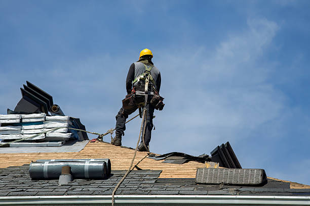 Professional Roofing technician working in Tie Siding, WY